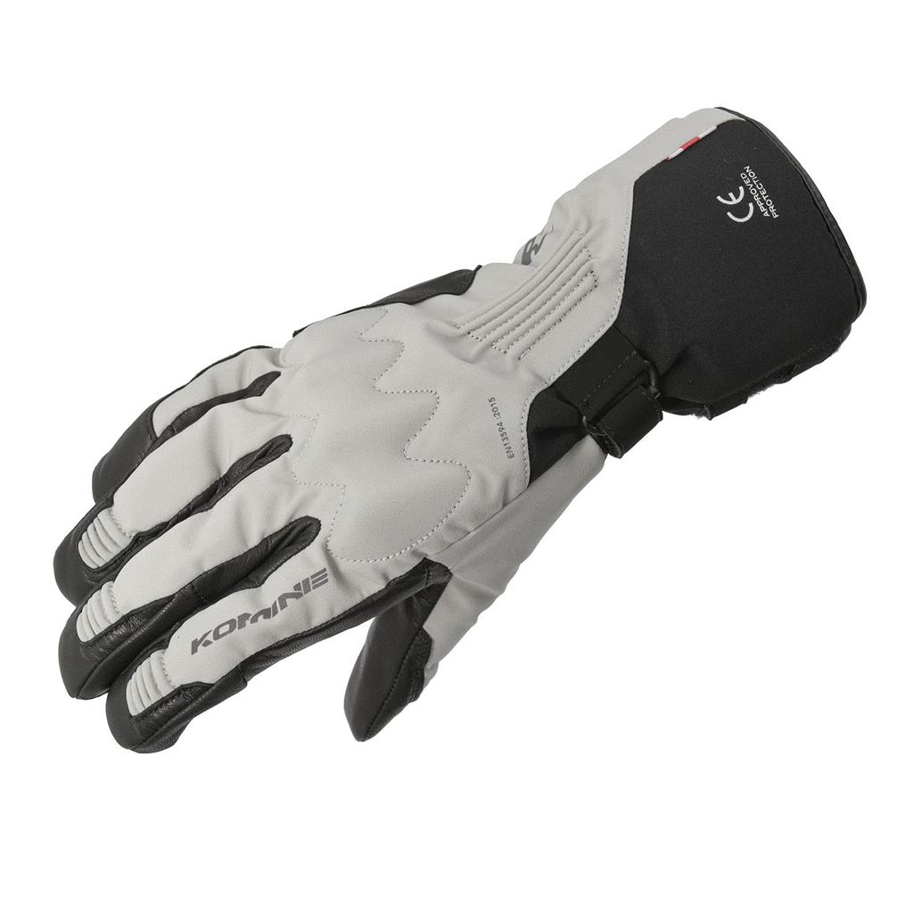 Komine AIRGEL Protect Winter Light XL GK-828 Gloves, Gray/Black,
