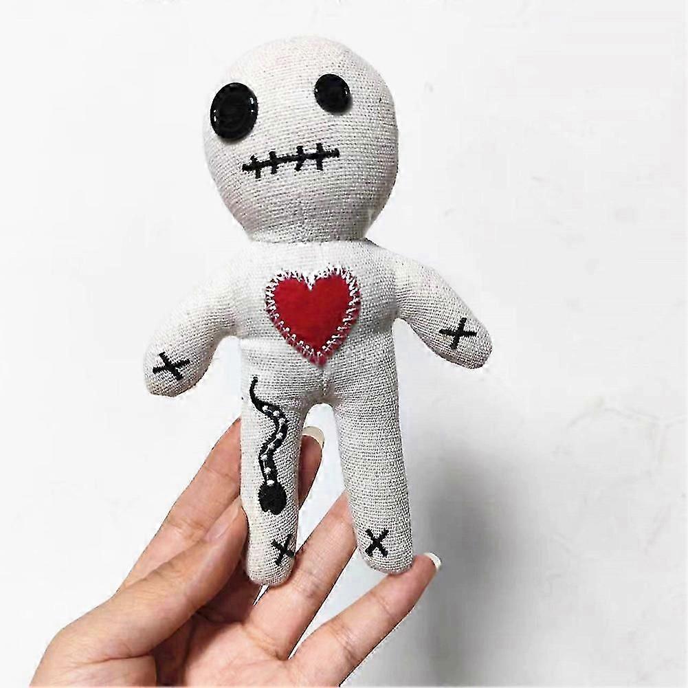 Voodoo-Puppe Kreatives Cartoon-Stofftier Halloween Voodoo-Puppe Niedliche Stoffpuppe Geschenke für Kinder Erwachsenezz55