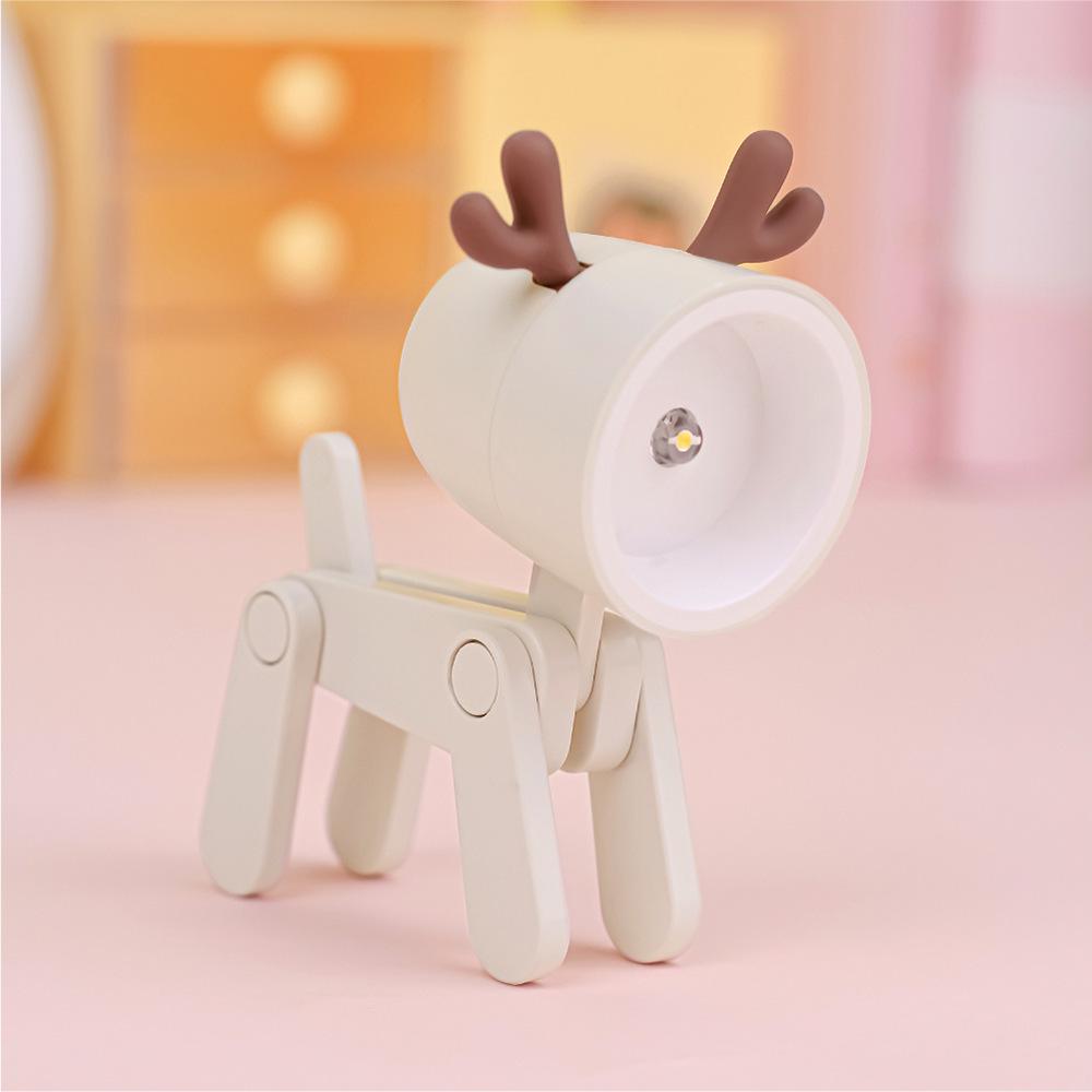 Spotted Puppy Mini Night Light - Cute DIY Cartoon Lamp for Desk