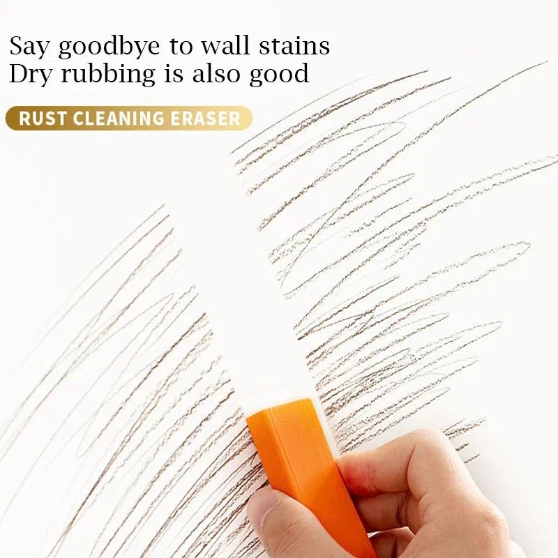 Easy Limescale Eraser Bathroom Glass Rust Remover Rubber Eraser Household Kitchen Cleaning Tools for Pot Scale Rust Brush
