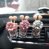 Daisy Car Vent Perfume Bottle Ornament - Aromatherapy for Women