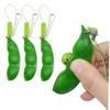 New Edamame Pea Key Chain - Relieve Stress Boredom Versatile Stress Reliever Toys Surprise For Kids Adults