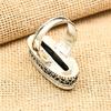 Black Spinel Gemstone Handmade 925 Sterling Silver Ring Jewelry For Engagement Gift