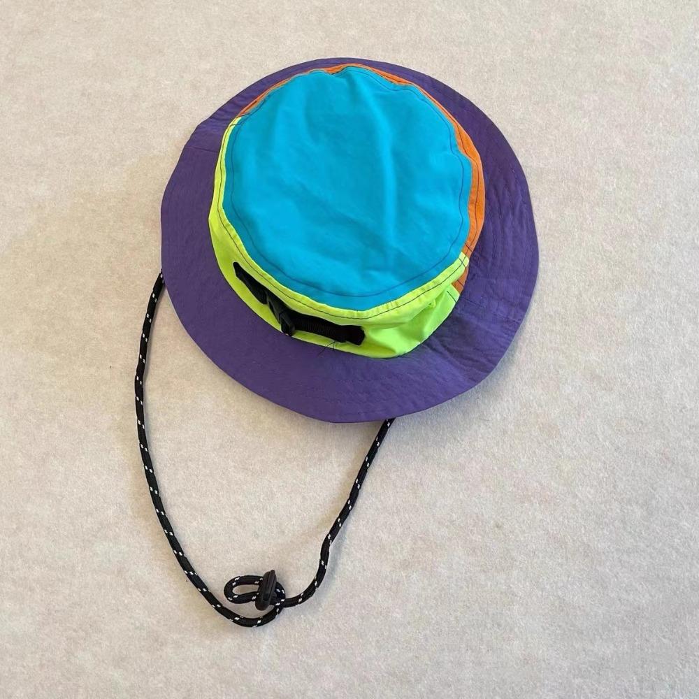 Baby Children Bucket Cap Quick-dry Fisherman Caps New Sunscreen Hat  3-7 Years