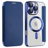 For iPhone 16 Pro Case Compatible with MagSafe PU Leather Card Slots Phone Cover