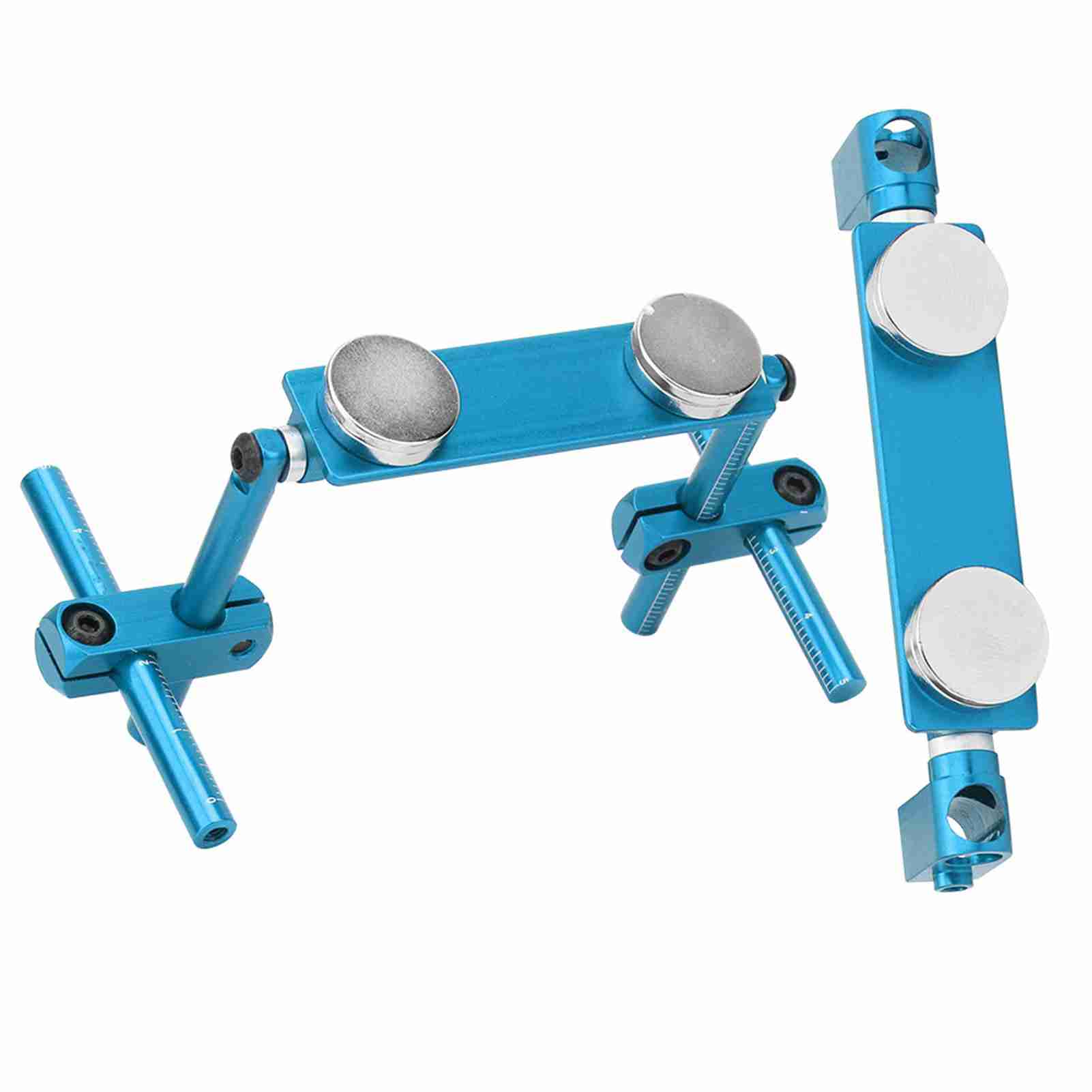 

Aluminum Magnetic Stealth Invisible Body Shell Mount Kit for HSP 1 10 RC Racing Car Blue