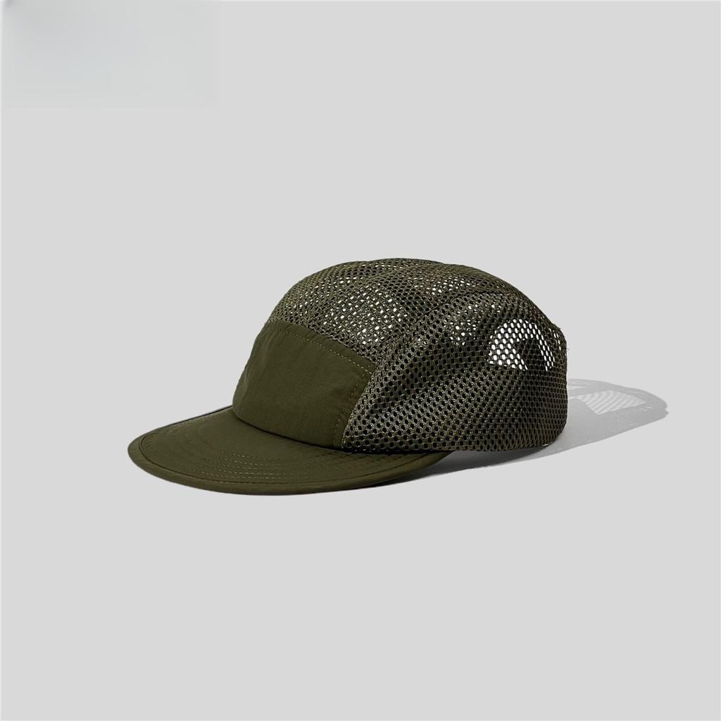 Summer Breathable Mesh Baseball Cap Japanese Peaked Cap Tooling Five-piece Cap