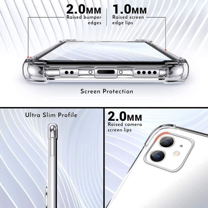 Skyddsskal - E.F.CONNECTION - Xiaomi Redmi 10C - Transparent - Flexibelt - Silikon