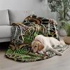 Colorful Ethnic Pattern Microfiber Flannel Cover Blanket Bedroom Living Room Sofa Soft And Comfortable Home Decoration
