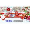 2025 New Christmas Decorations Christmas Eve Gift Bag Plush Children's Candy Gift Bag Apple Bag Luminous Christmas Bag Elk Style
