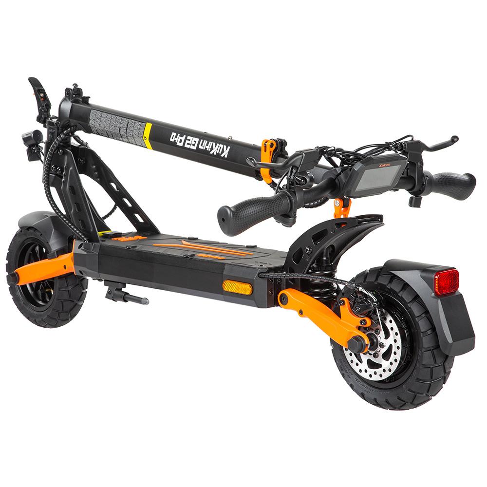 KuKirin G2 Pro Abe Electric Scooter Top Speed 20Km/h 9" Tire City Foldable E-Scooter 48V 15.6Ah 500W Motor LCD Display Max Load 120Kg Black