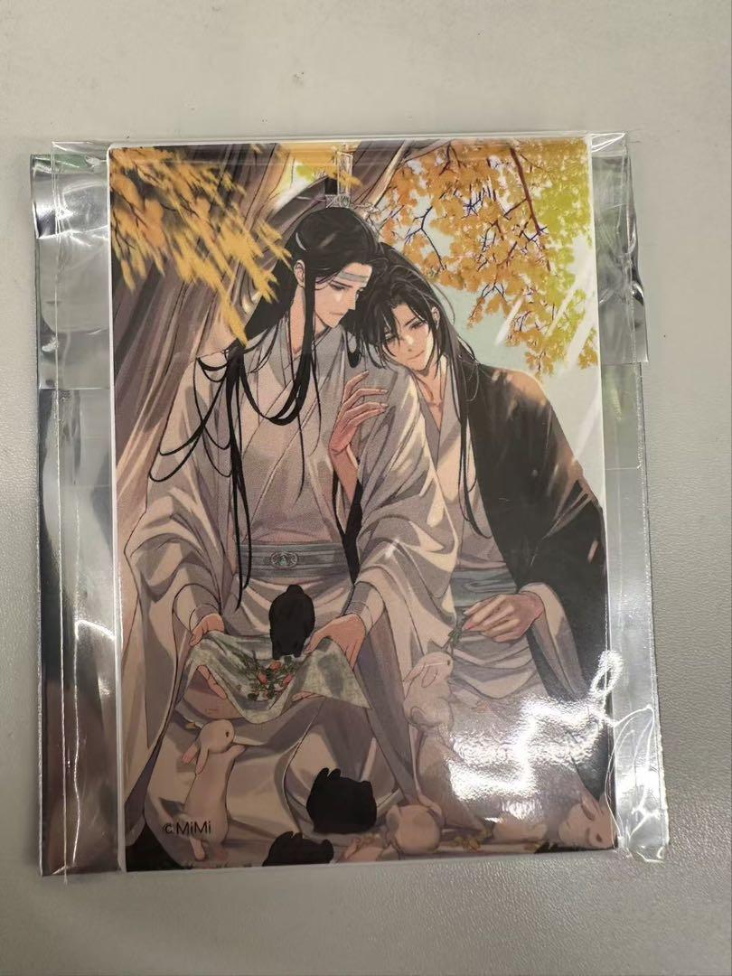 

[USED] The Founder of Diabolism Completion Commemorative Exhibition Square Can Badge Wei Wuxian Lan Wangji