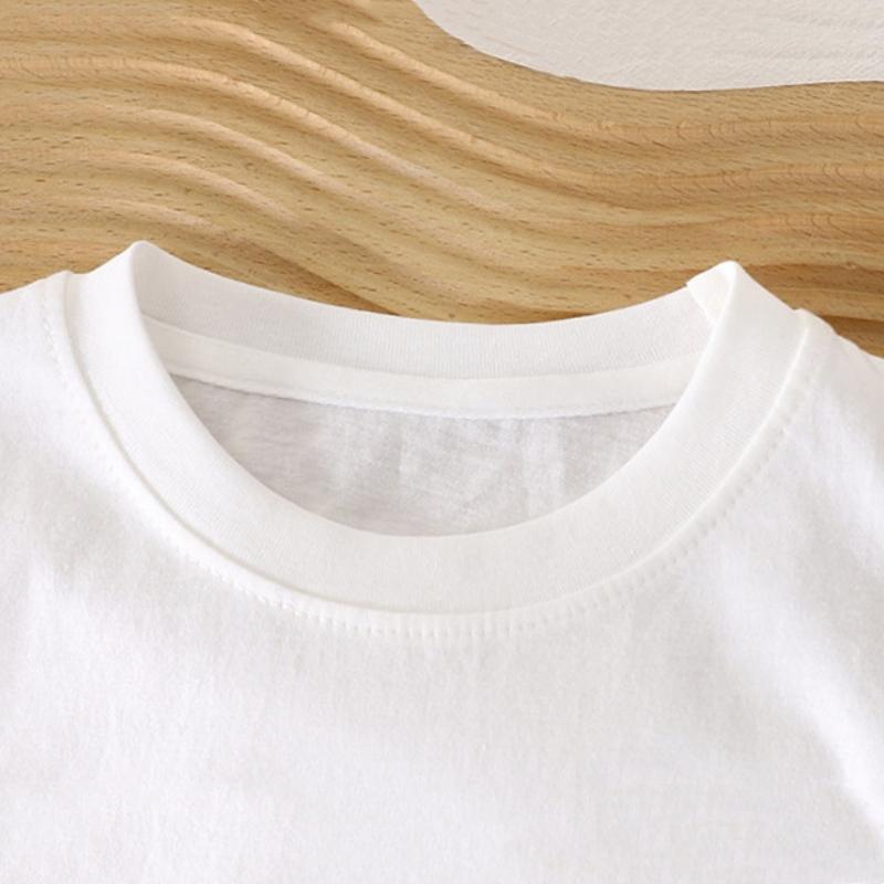 Kids Cotton Sleeveless T-shirt Summer Baby Comfortable Clothes Boys Girls Cartoon Vest Tee Children Breathable Leisure Tops