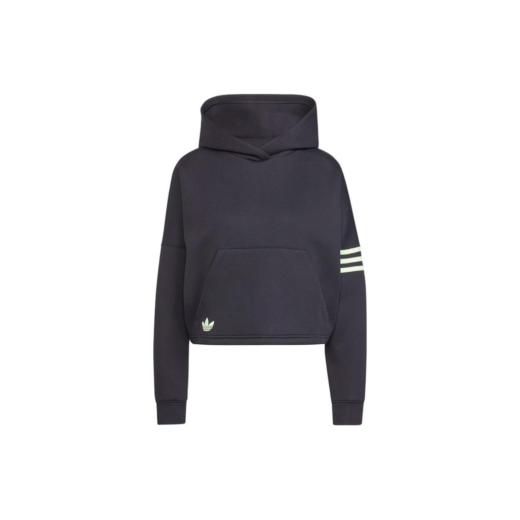 Adidas Originals Neuclassics Hoodie Women Tops Black IU2497