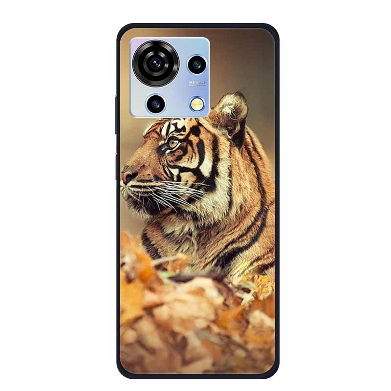 For ZTE V50 Vita Phone Case TPU Soft Back Cover Cartoon Luxury Silicone Phone Cases for ZTE Blade V40 V 40 50 Vita Animal Funda