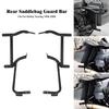 Motorcycle Rear Crash Bar Rail Bracket Kit Saddlebag Guard For Harley Touring CVO Road King Street Electra Glide FLTRX 1996-2008