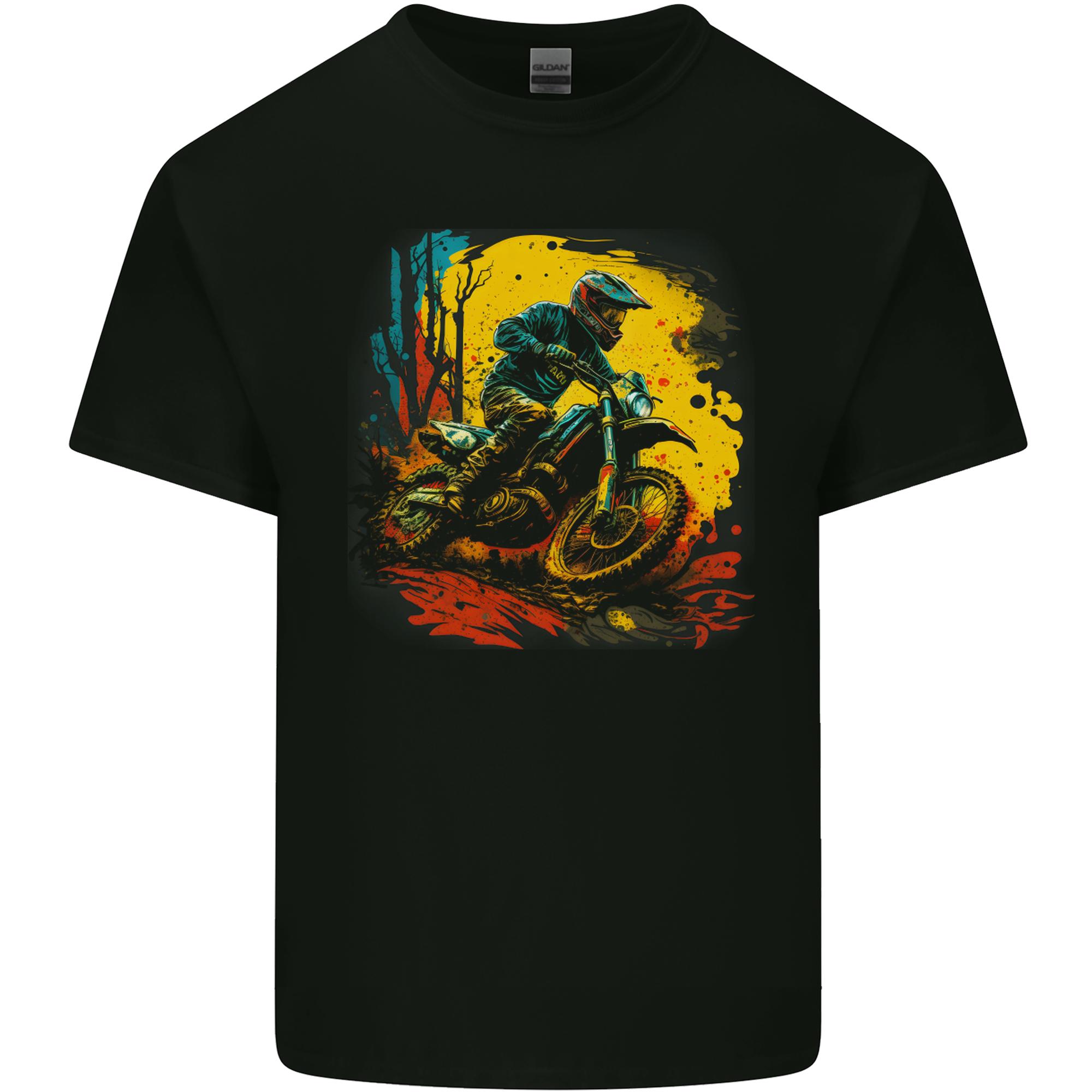 A Motocross Rider MotoX Dirt Bike Scrambler Unisexs Light Cotton TShirt S