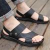 Sandals Men's 2025 Summer Soft-soled Casual Beach Shoes Men's Non-slip Dual-purpose Cool Slippers Tide