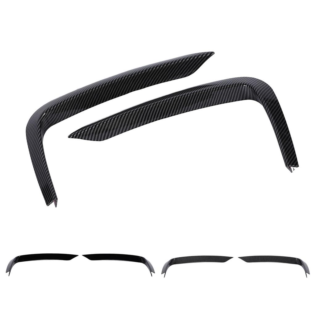 1 Pair Lip Spoiler Fog Lamp Cover Grille Sporty Look Spoiler Fog Lamp Cover Trim Grille for 2 Series