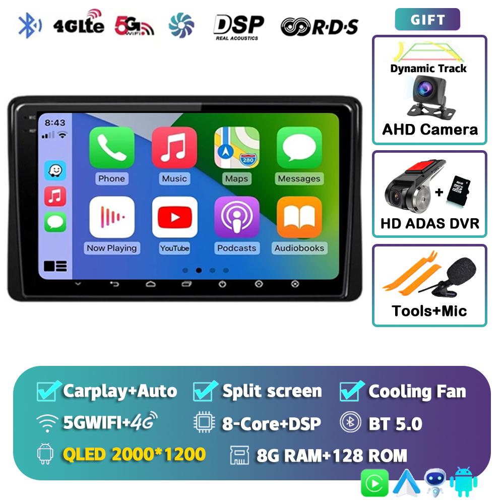 Android 14 Carplay Car Radio For Renault Duster HM 2 II 2020-2021 Arkana 1 I 2019-2021 Multimedia Video Player Navigation GPS 4G