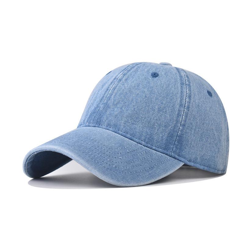 

Classic Denim Baseball Cap With Vintage Wash For Men Women Summer Sun Protection Light