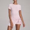 Yoga One-Piece Short Skirt Tight Back Fake Two-Piece Outdoor Fitness Anti-Light Sports Tennis Skirt Women