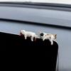 1 Stück Süße Cartoon-Katze Ornament Auto Mittelkonsole Navigator-Bildschirm Schlafende Katze Dekoration Für Display Liegende Katze Tierfigur