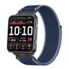 Explorer‑Style Metal‑Connector Nylon‑Loop Watch‑Band Strap, Adjustable Wrist‑Bracelet Accessory For Garmin Venu X1 Smart Watch