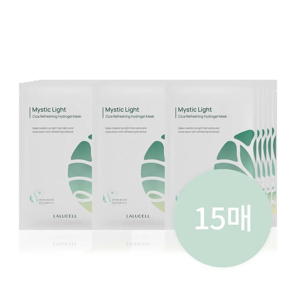 lalucell Mystic Light Cica Refreshing Hydrogel Mask 15 Sheets