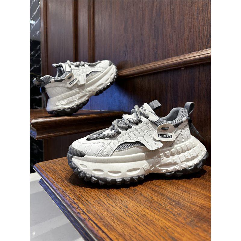 Spring new platform sports and casual shoes breathable mesh dl