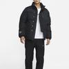 Nike LeBron Premium Fleece-Lined Woven Cotton Jacket Men Outerwear Black CK6779-010