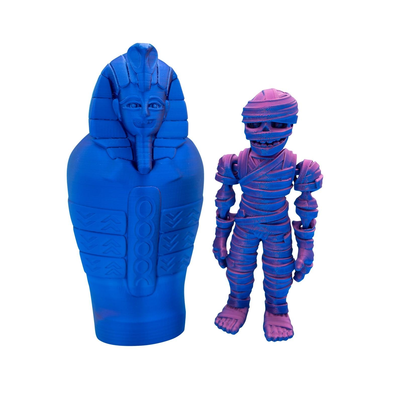 

3D-печать египетского фараона Декоративные украшения Сфинкс Подарок MAX One Size синий