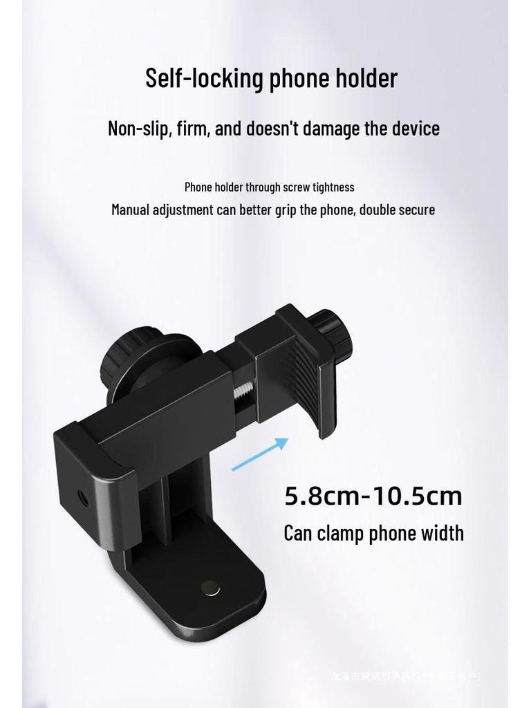Professional Mobile Phone & DSLR Tripod with Pulley and Universal Ball Head for Live Streaming