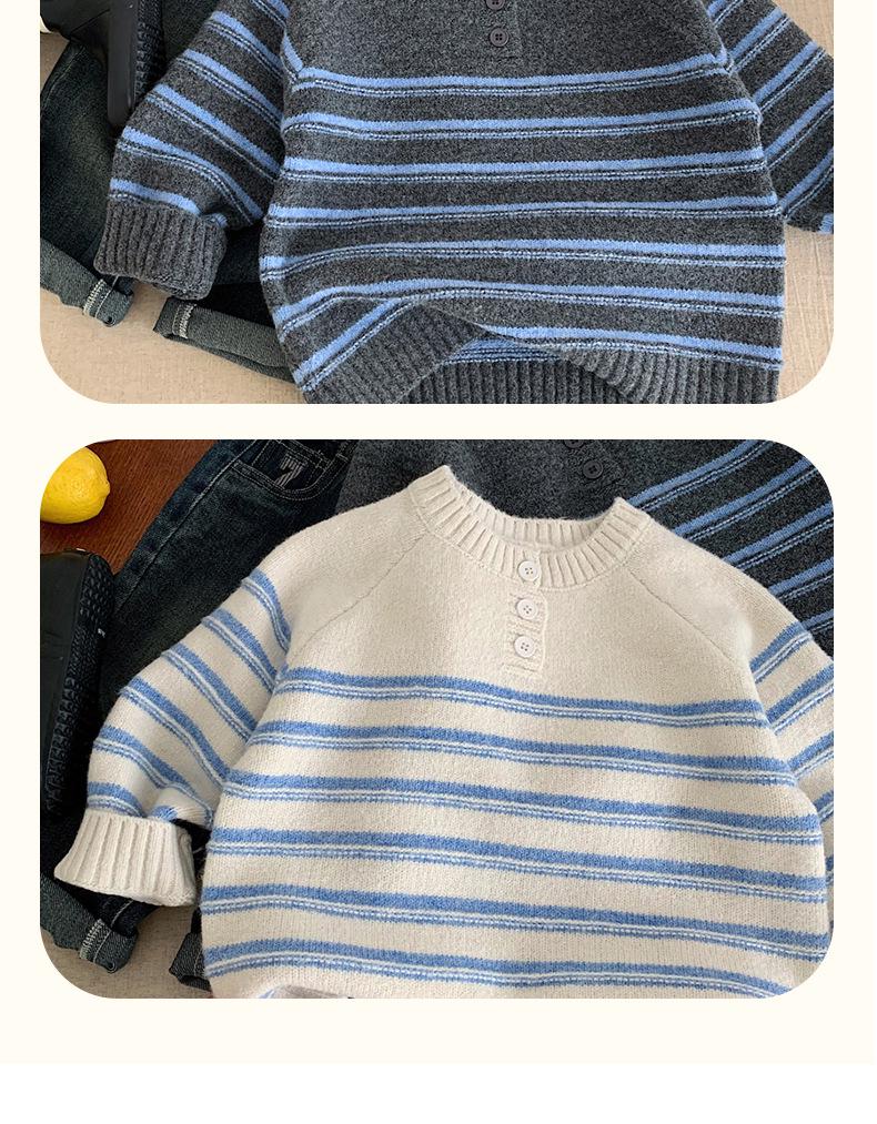 2025 Autumn Toddler Pullover Knitwear: Popular Baby Outing Sweater