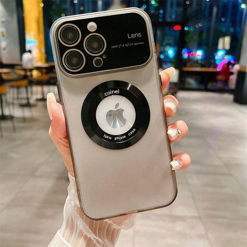 

Розкішний чохол для бездротової зарядки з магнітною плівкою для великого вікна для iPhone 14 13 12 11 Pro Max Drop protection cover iPhone 11 чорний