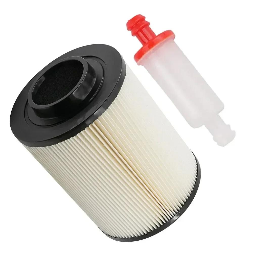 Nou-nouț Instalați cu ușurință set de filtru de aer combustibil Accesorii auto pentru Polaris pentru RZR Înlocuire din plastic alb + negru
