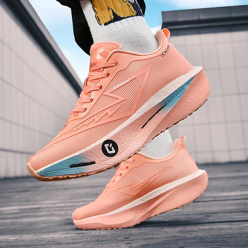 Running Shoes Carbon Board Speciality Marathon Men Sports Outdoor Breathable Lightweight Women's Comfortable Athletic Nonskid Casual Sneakers