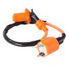 125 Motorcycle GY6 Scooter 50-125cc Accessories Haomai Modified Orange Performance High Voltage Pack Ignition Coil