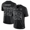 2026 NFL Tribute Black Full Embroidered T-Shirt Casual Sports Top
