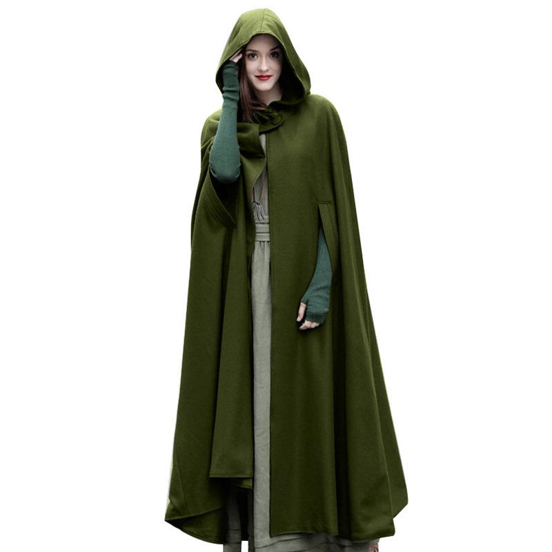 Naiste Trench Mantel Avatud ees kardigan jakk Mantel Cape Cloak Poncho Plus