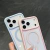 For iPhone 17 Air 16 15 14 13 12 Pro Max Plus Transparent Case For Magsafe Magnetic Wireless Charging Hard Acrylic Clear Cover