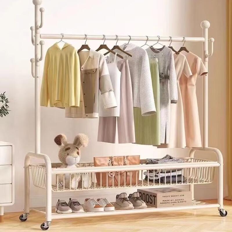 Light Luxury Movable Floor Coat Rack