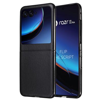 For Motorola Razr 40 Ultra 5G Drop-Proof Phone Cover Shockproof Slim PU+PC Phone Case