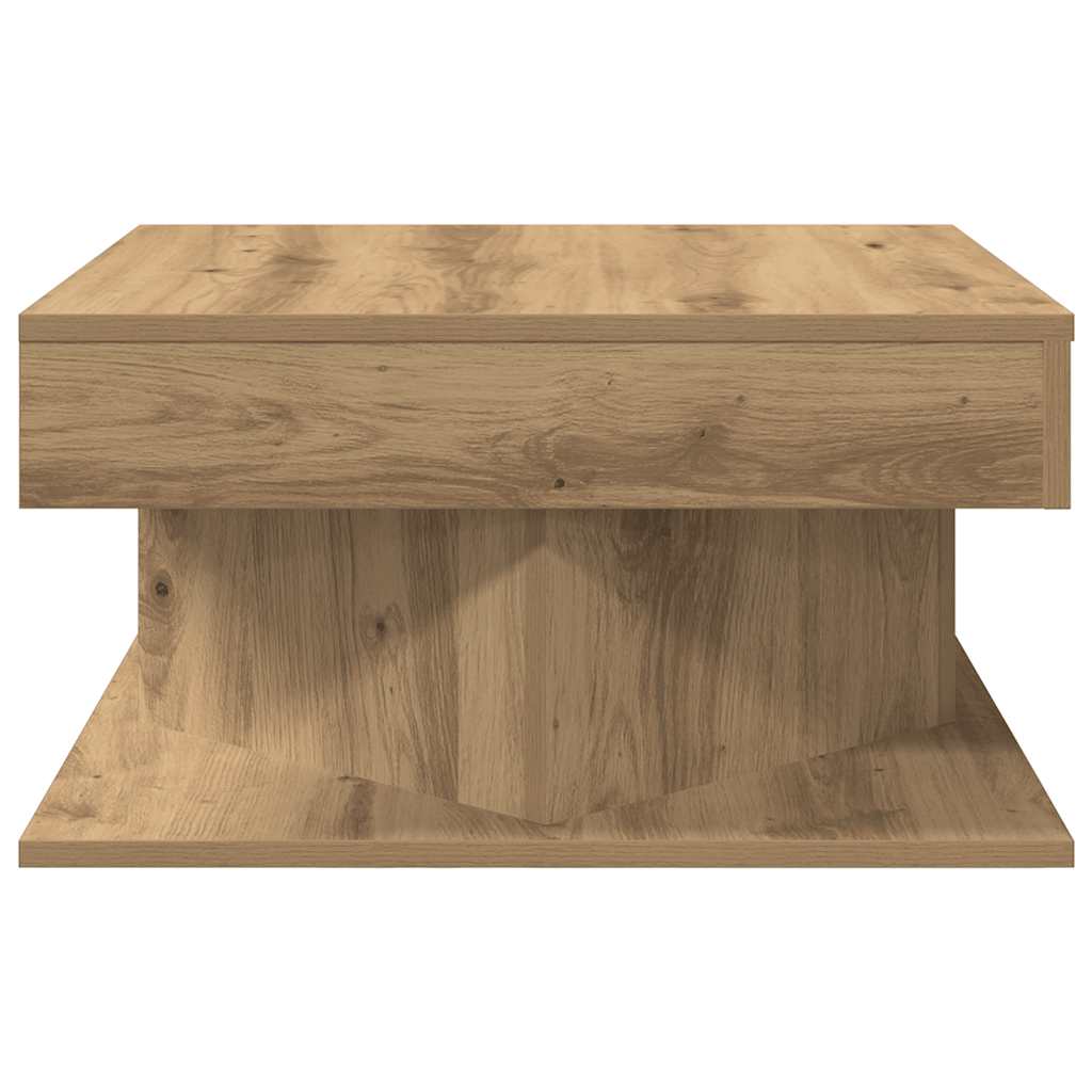  Stolik kawowy, dąb artisan 55x55x30 cm, materiał drewnopochodny