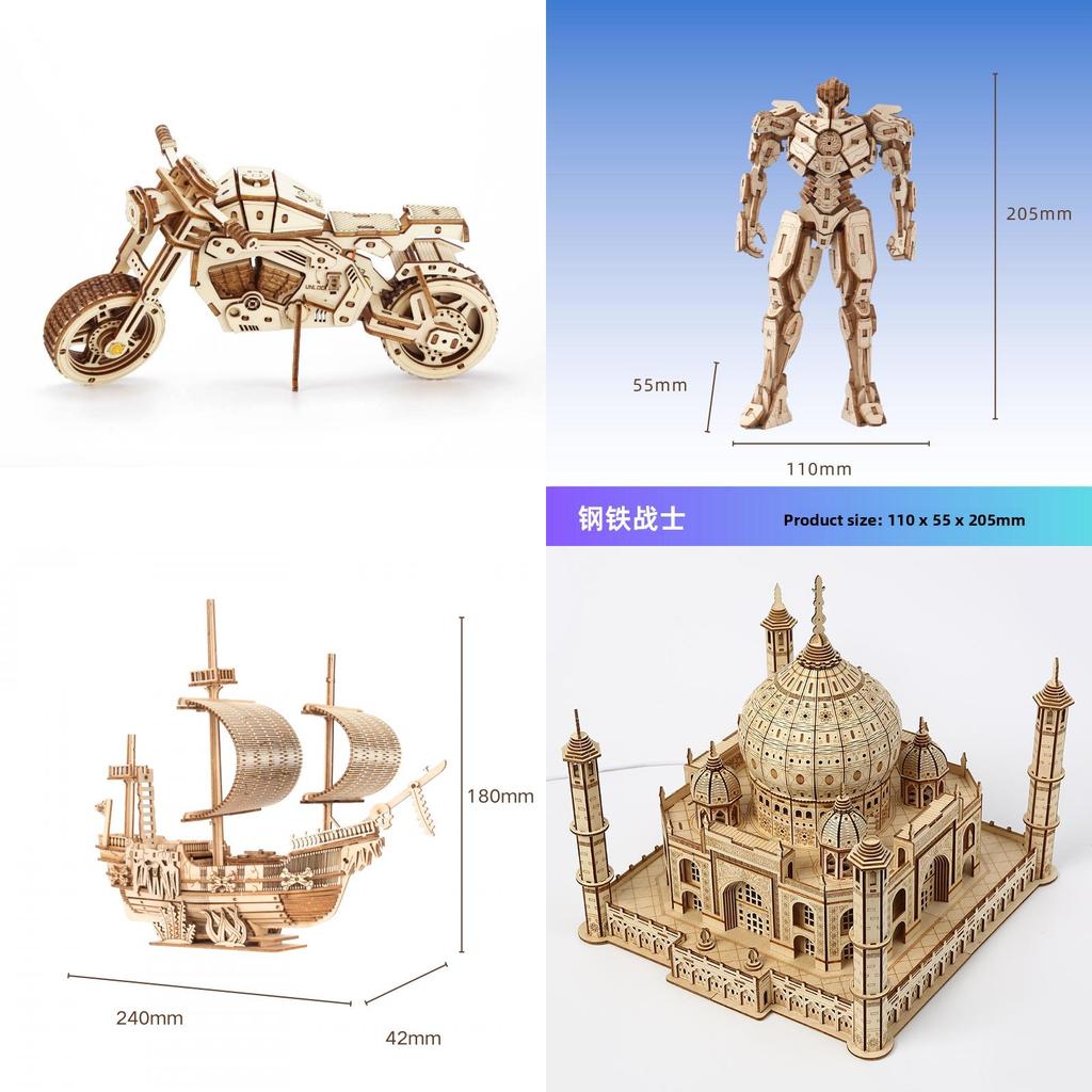 3d Wooden Puzzle Craft Kit With Diy Assembly For Brain Teasers And Family Fun