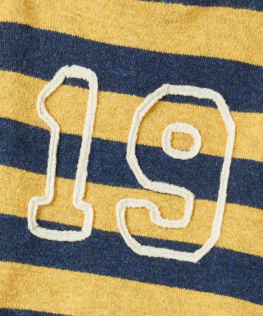 BEYOND CLOSET [Collection Line] New Gentle Rugby Polo Knit Yellow