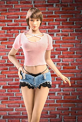 

[TOYBARJAPAN] 1/6 Scale Figure Accessories/VSTOYS 19XG65C Summer Sexy Vest, Denim Shorts, and T-Back Outfit Set (Body and Head Not Included)