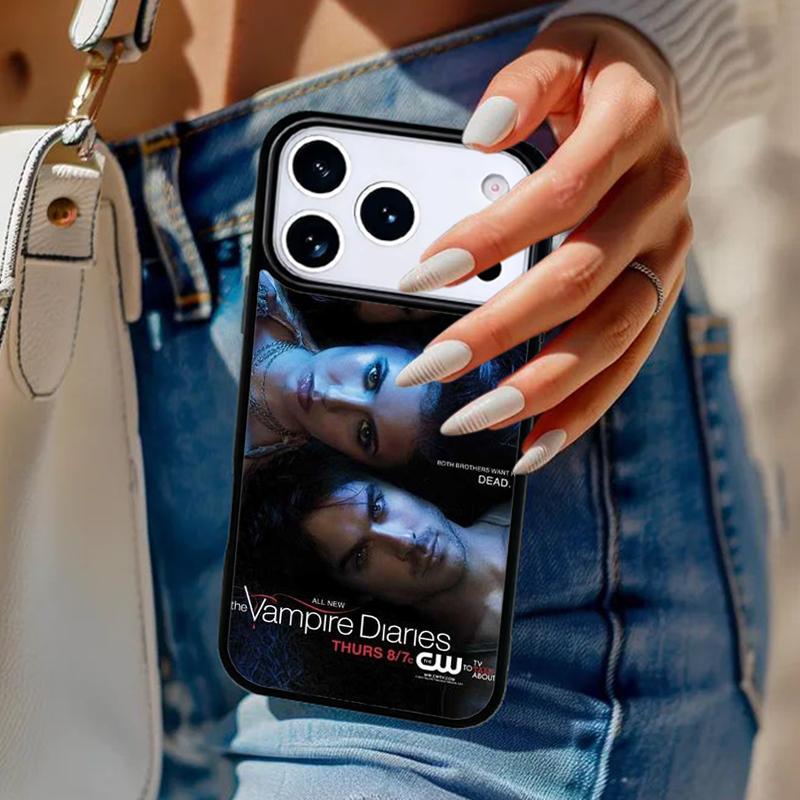 The Vampire Diaries TV Show Phone Case For iPhone 17 Air 14 15 13 12 Max Cover For Apple 16e 11 Pro Max Plus Coque