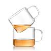 SAMADOYO Thickened Heat-resistant Glass Kungfu Tea Cup, Baijiu Cup, Small Cup, Tea Belt, Transparent Glass Water