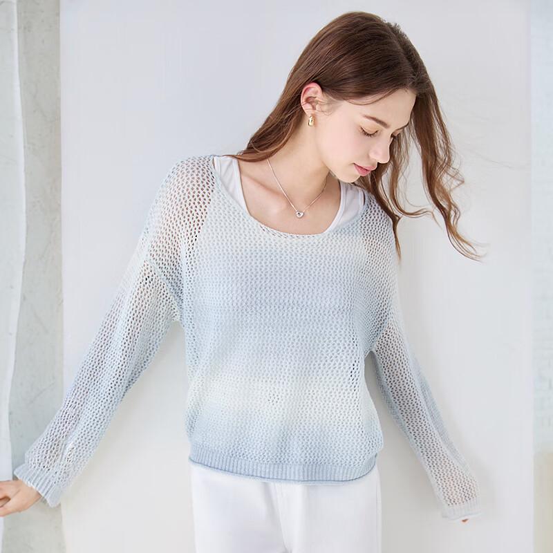 Betu Women's Hollow Knit Two-Piece Top